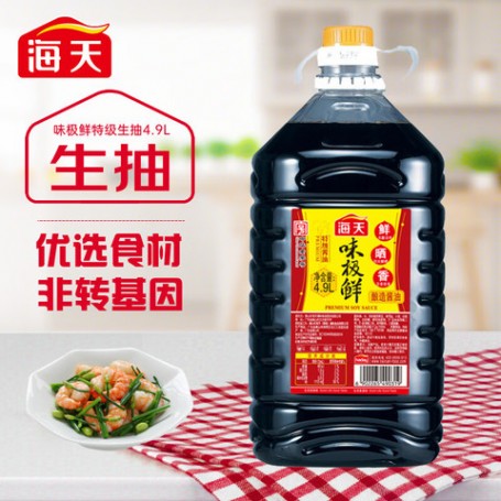 海天牌味极鲜酱油  4.9L