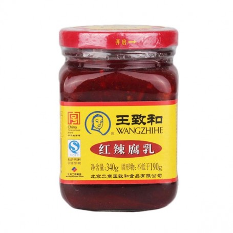 Wangzhihe Chili Preserved Bean Curd 340g