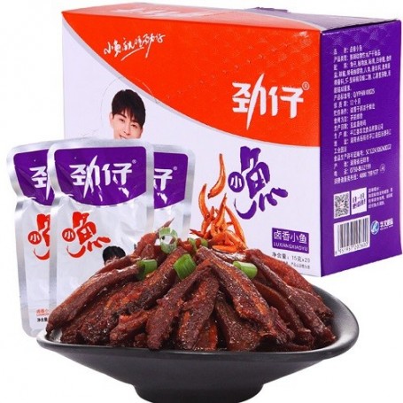 劲仔小鱼卤香味盒装 240g