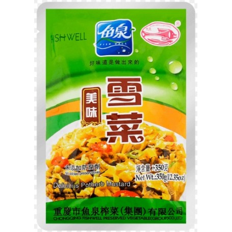 鱼泉雪菜美味 350g