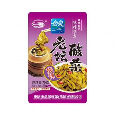 鱼泉老坛酸菜 酸辣 70gX4