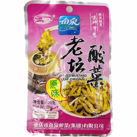 鱼泉老坛酸菜 原味 70gx4
