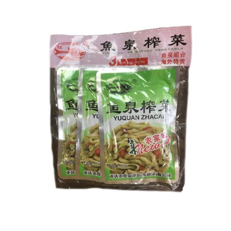 鱼泉农家味榨菜丝 70gX3